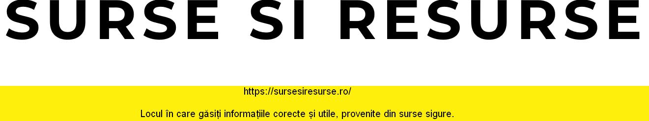 Surse si Resurse